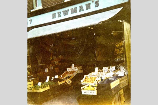 Newman's Greengrocer 1960's